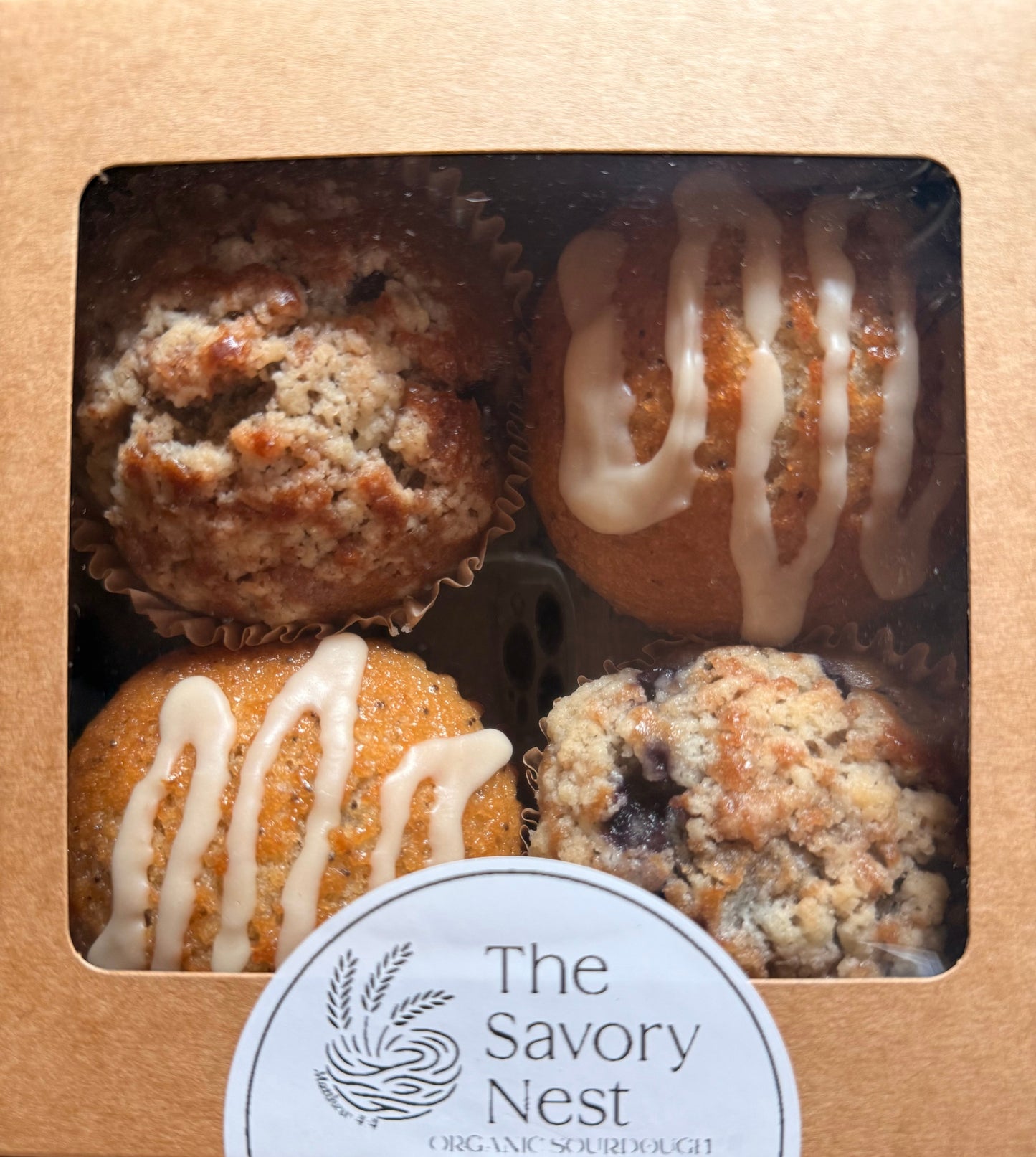 Variety Sourdough Muffins (4-Pack)