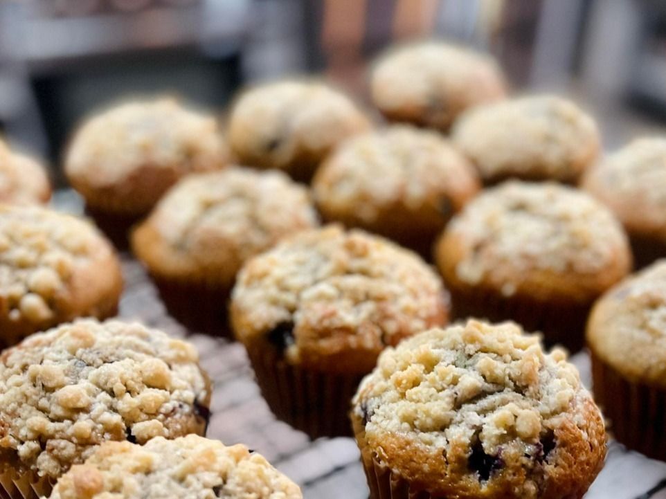 Blueberry Sourdough Muffins (4-Pack)