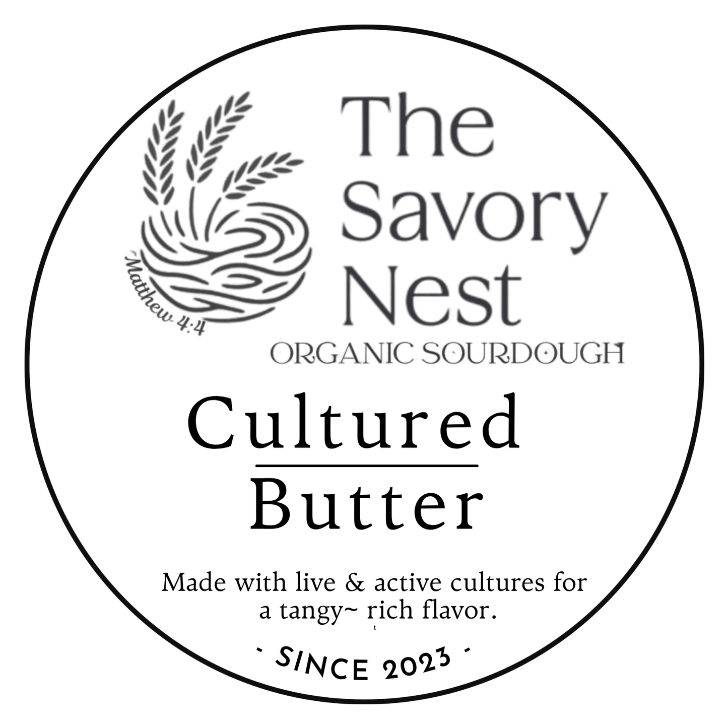 Cultured Salted Butter 8oz. (Not Available For Shipping)