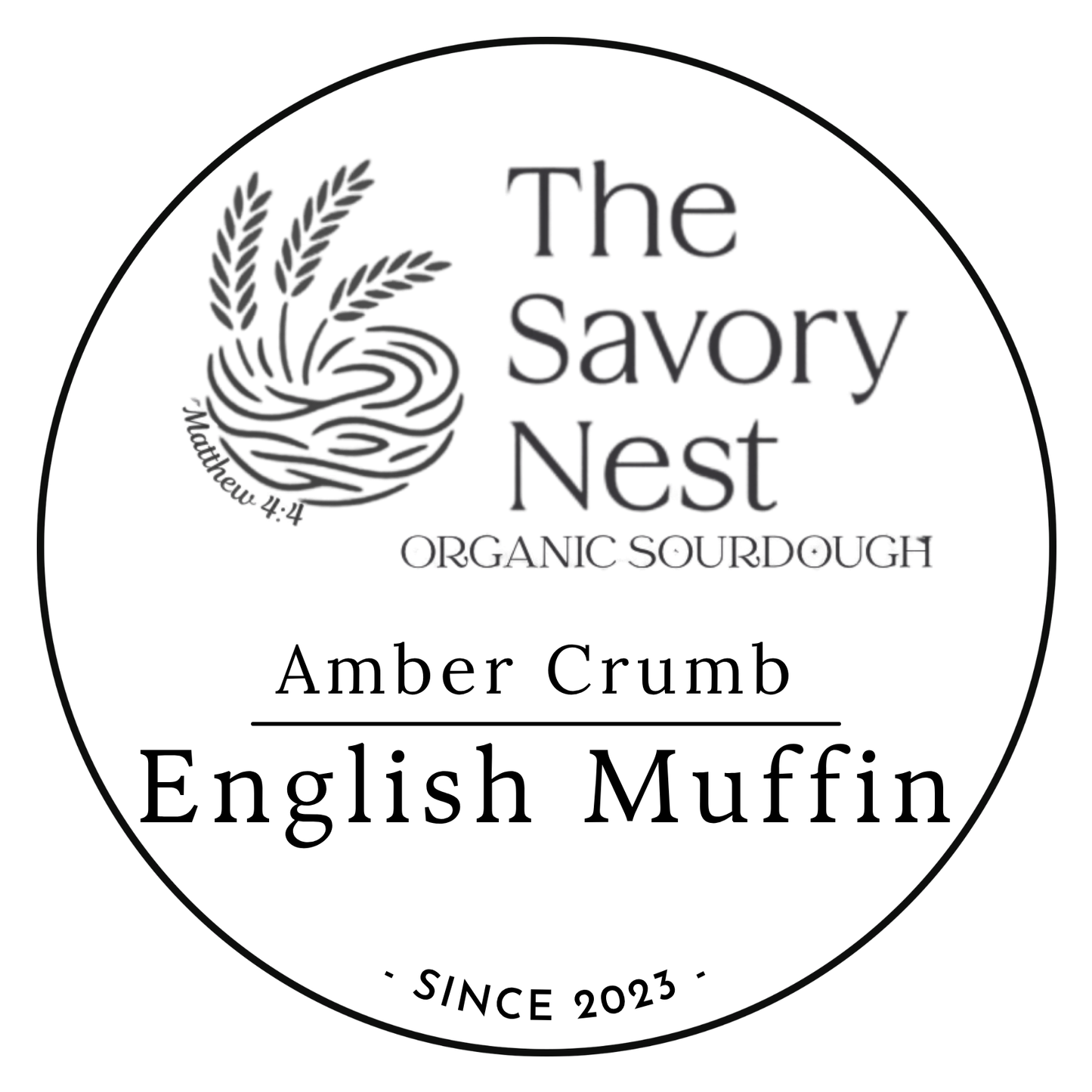 Amber Crumb English Muffins