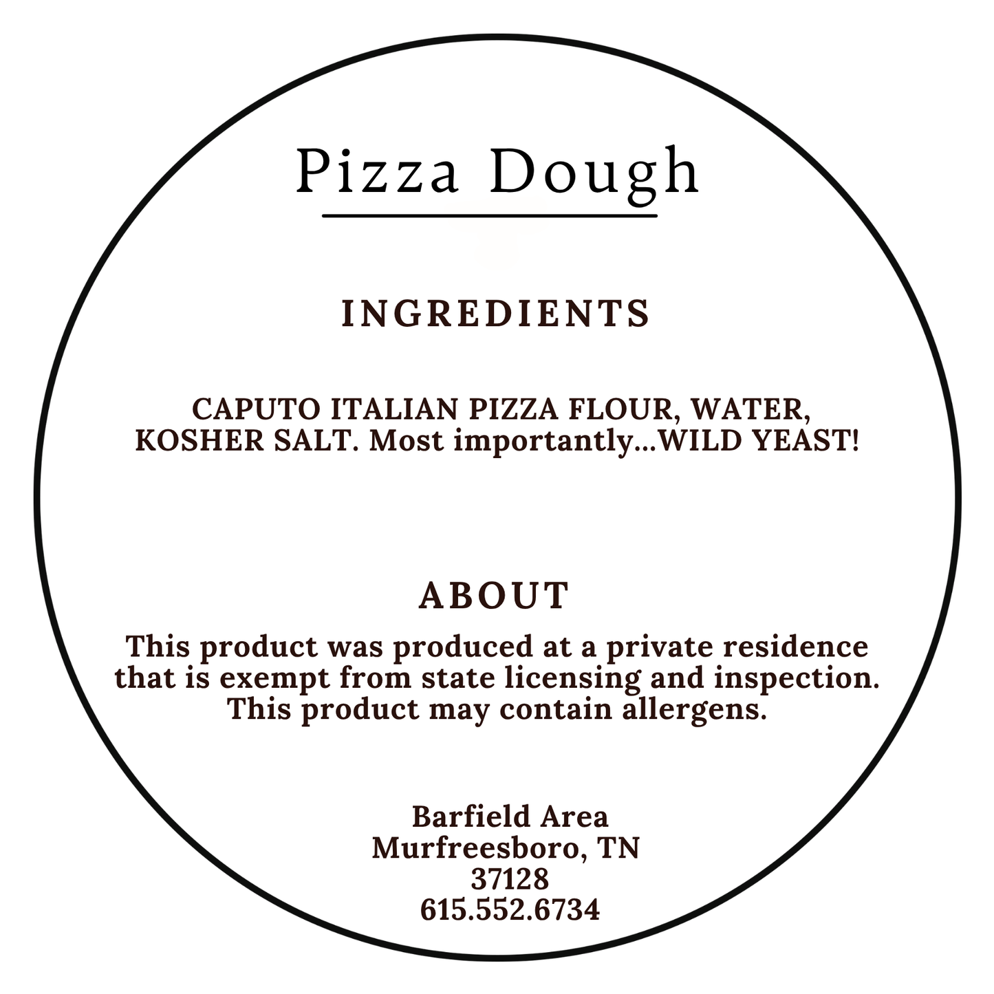Sourdough Pizza Dough
