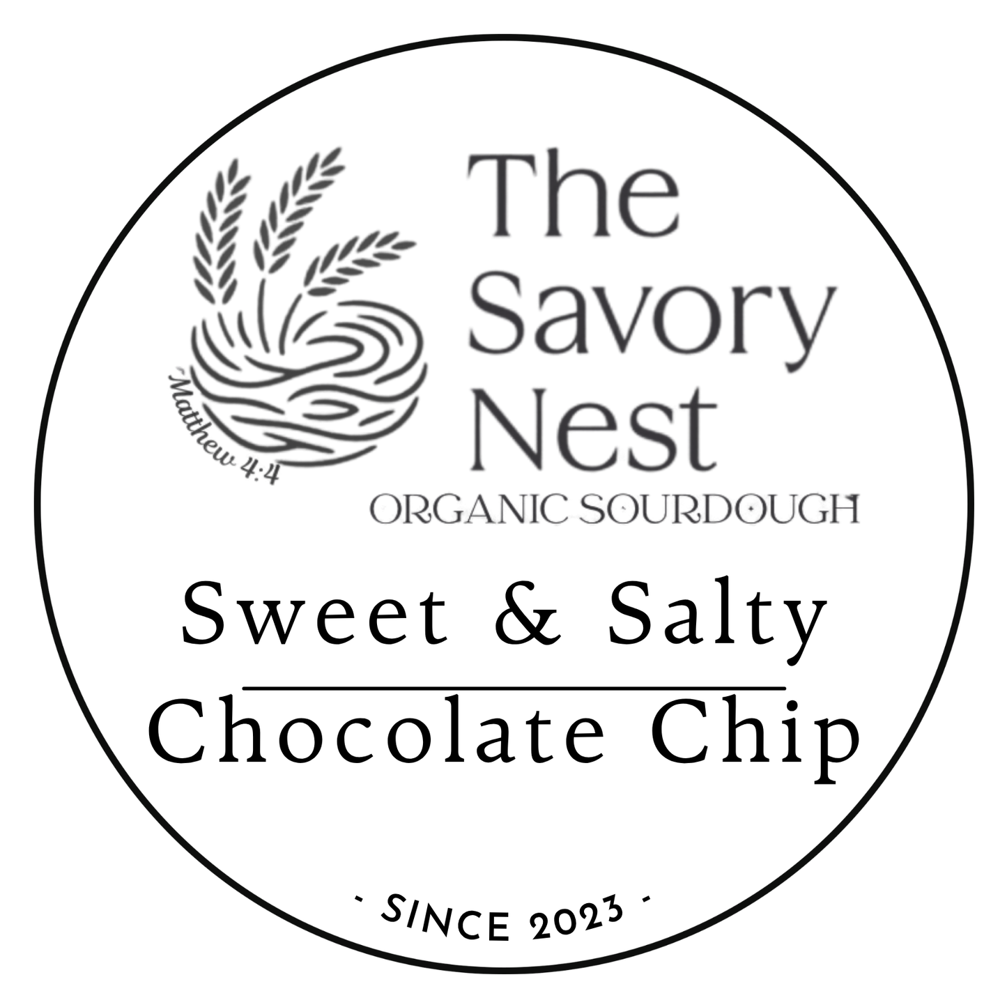 Sweet & Salty Sourdough Chocolate Chip Cookies (3-Pack)
