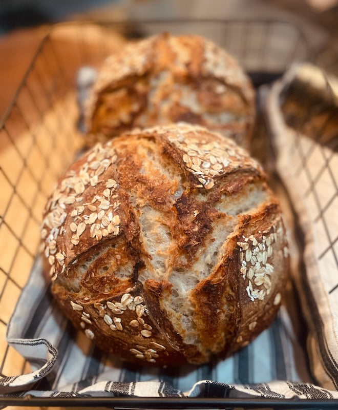 Oats and Honey Sourdough Loaf