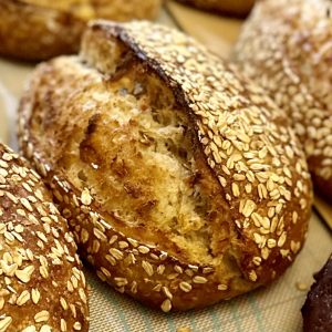 Honey Oat Sourdough Loaf