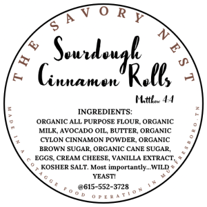 sourdough cinnamon rolls